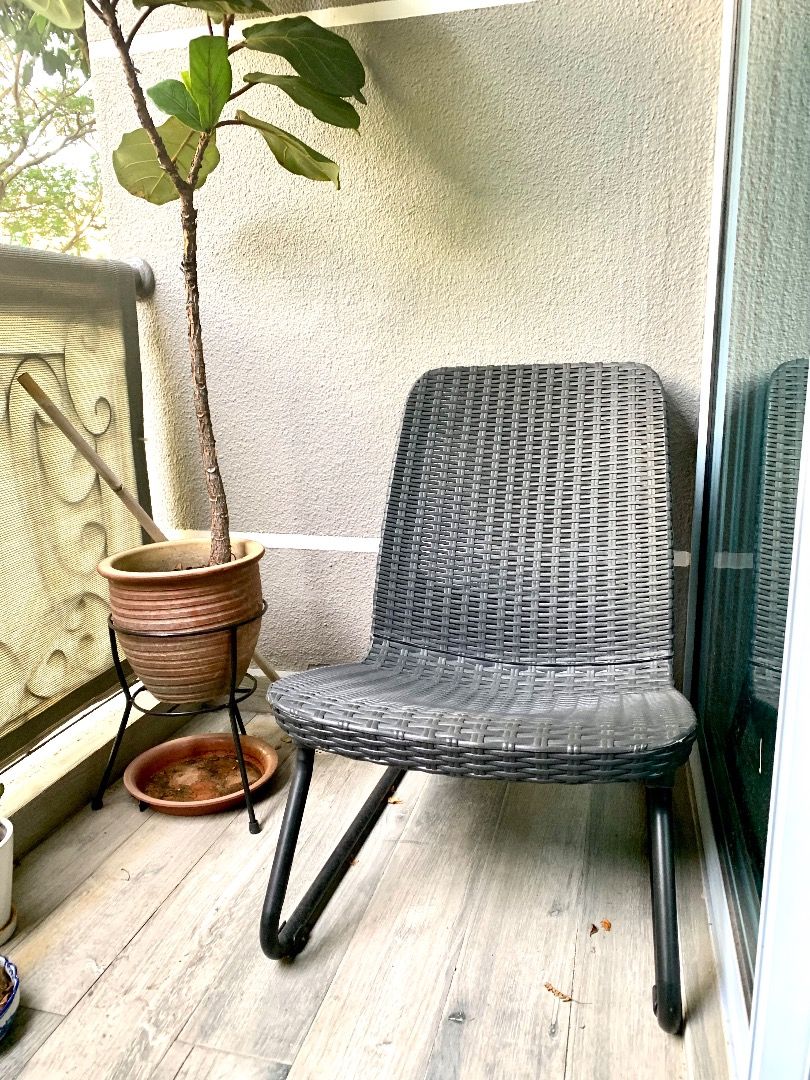 Keter Rio Patio set 3 pcs for balcony yard outdoor, Furniture & Home