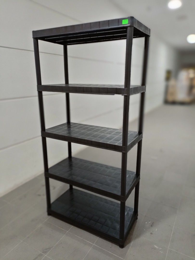 KETER Sigma 18* 5 Tier Shelving in BLACK, Furniture & Home Living