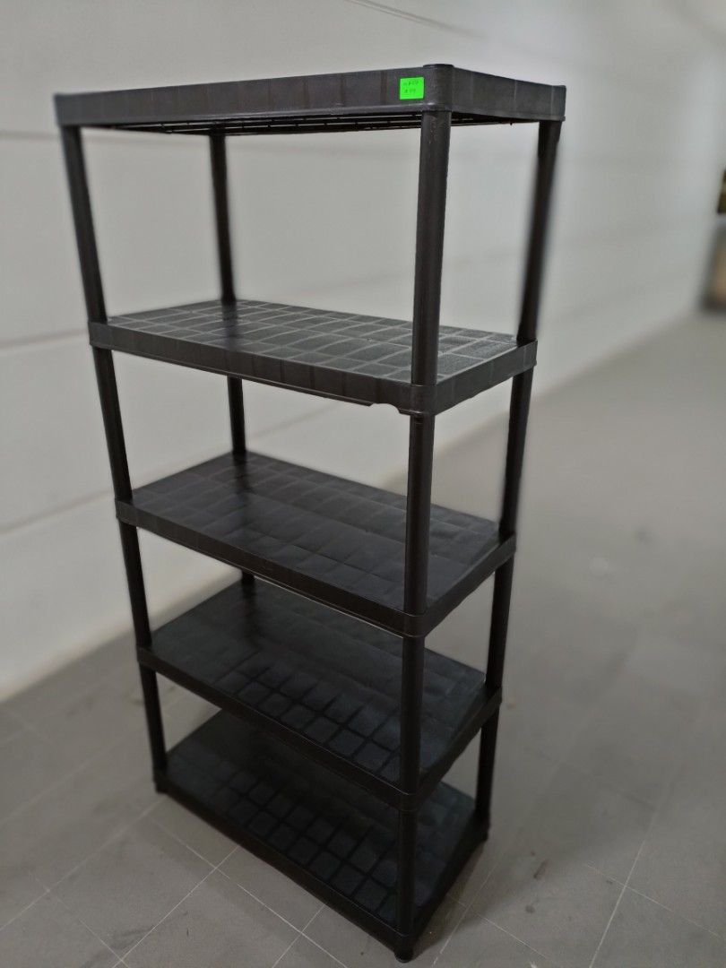 KETER Sigma 18* 5 Tier Shelving in BLACK, Furniture & Home Living