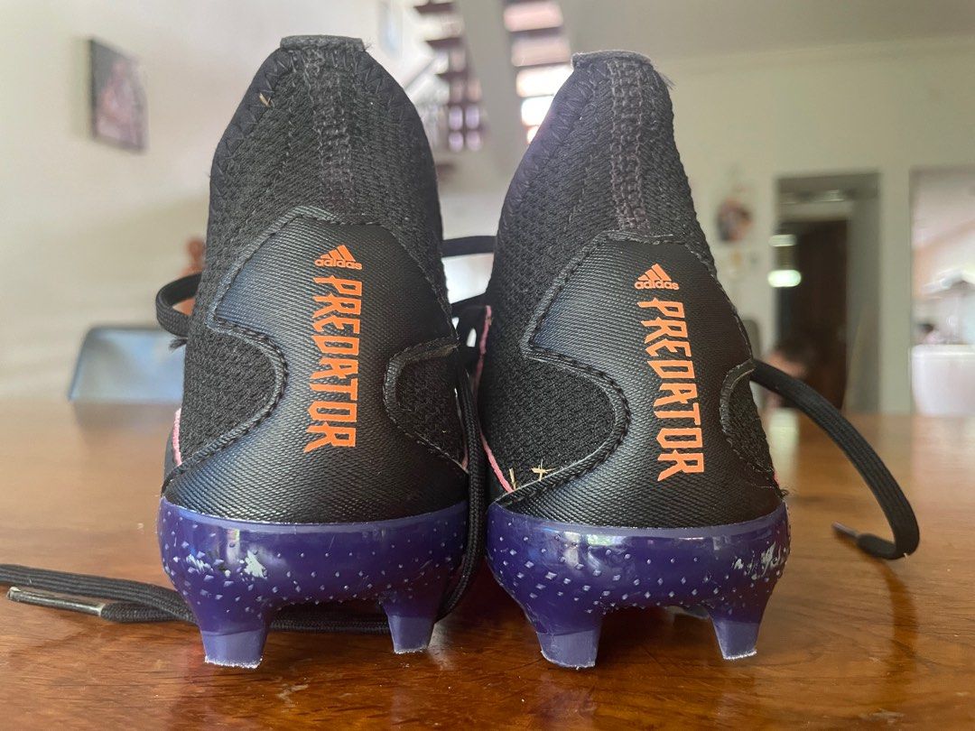 Purple kids new arrivals football boots