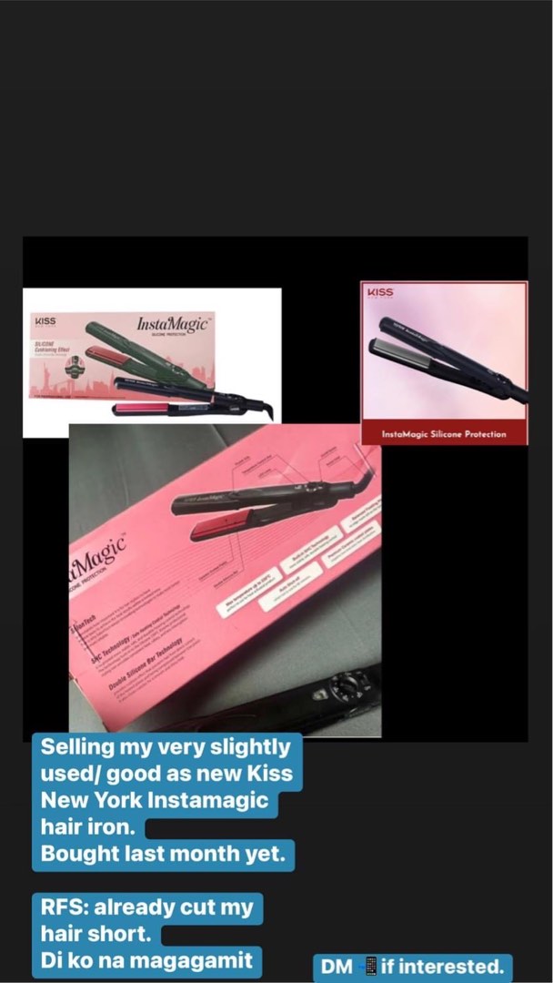 Instamagic hair straightener brush online