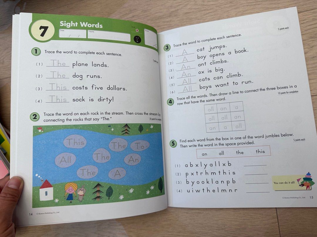 Kumon Reading and Writing workbooks Grade 1, 興趣及遊戲, 書本 & 文具, 書本及雜誌 補充