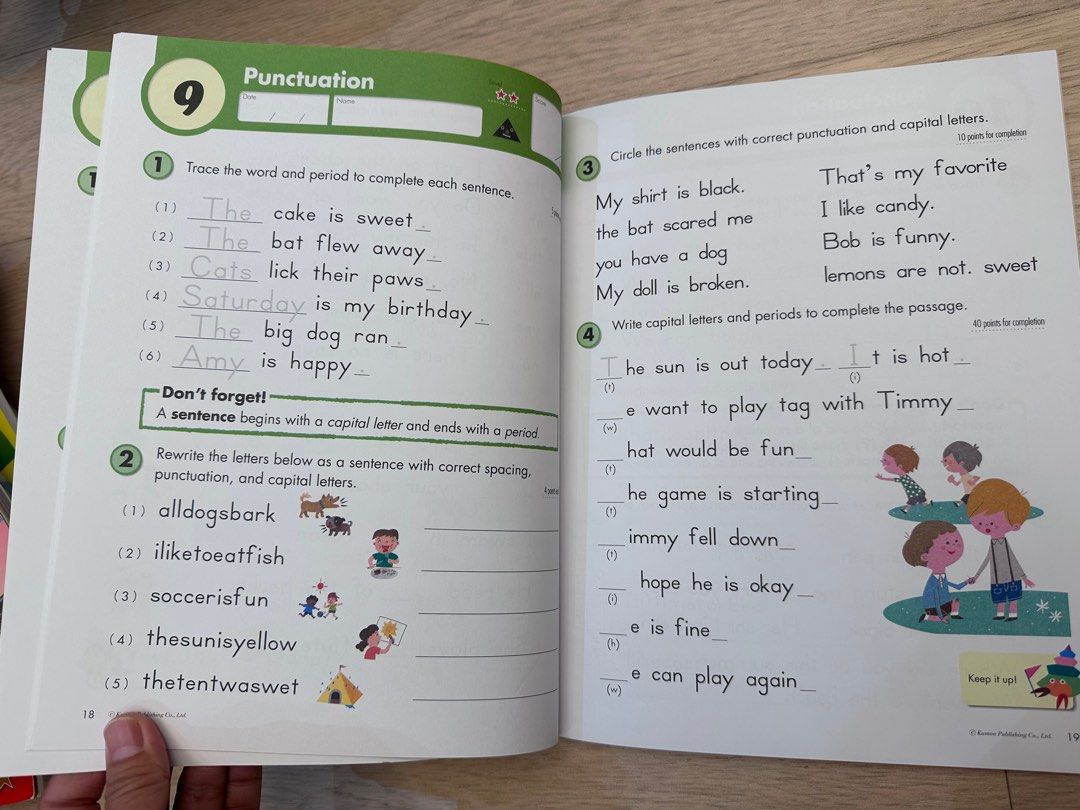 Kumon Reading and Writing workbooks Grade 1, 興趣及遊戲, 書本 & 文具, 書本及雜誌 補充