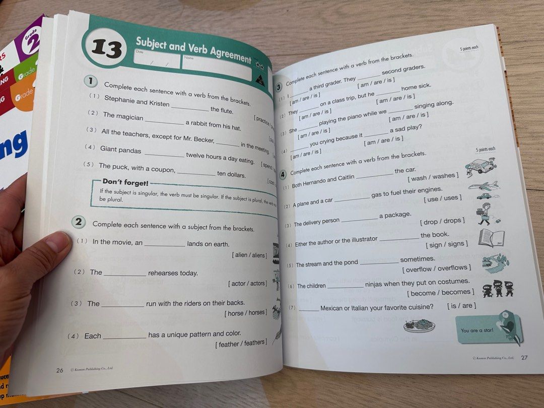 Kumon Reading and Writing workbooks Grade 3, 興趣及遊戲, 書本 & 文具, 書本及雜誌 補充