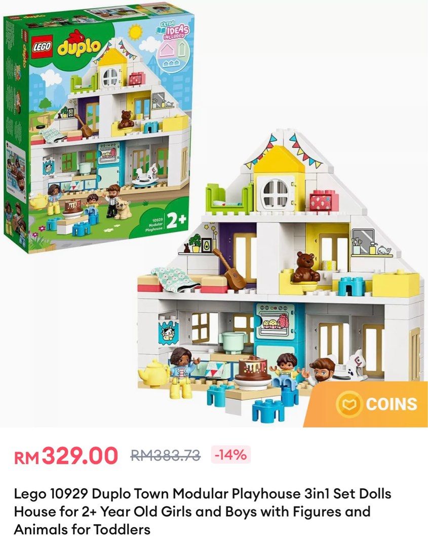 Lego duplo playhouse 10929 Hobbies Toys Toys Games on Carousell