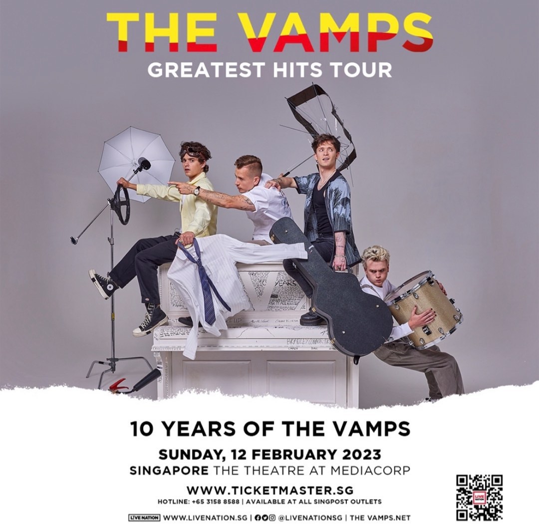 LF The Vamps Greatest Hit Tour Ticket, Tickets & Vouchers, Event