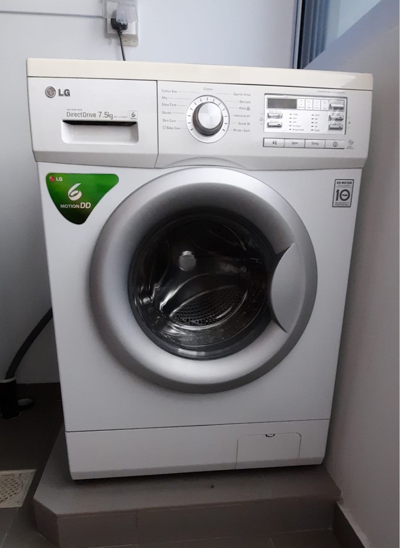 LG washing machine 7.5kg and Electrolux dryer 6.5kg, TV & Home