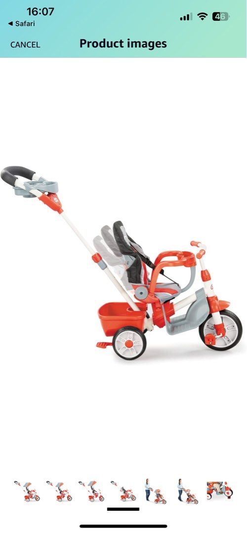 Little tikes 5in1 deluxe recliner tricycle, Babies & Kids, Going Out