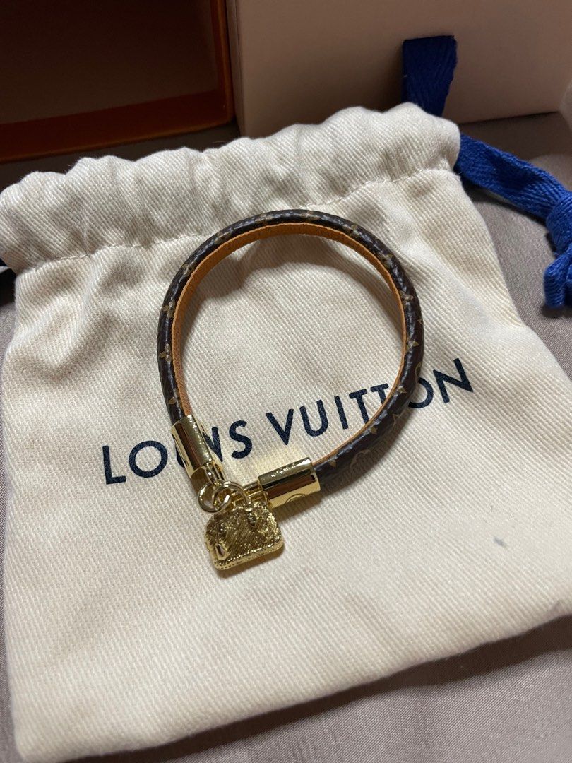 LV Alma Bracelet Leather Monogram , Women's Fashion, Jewelry & Organisers,  Bracelets on Carousell