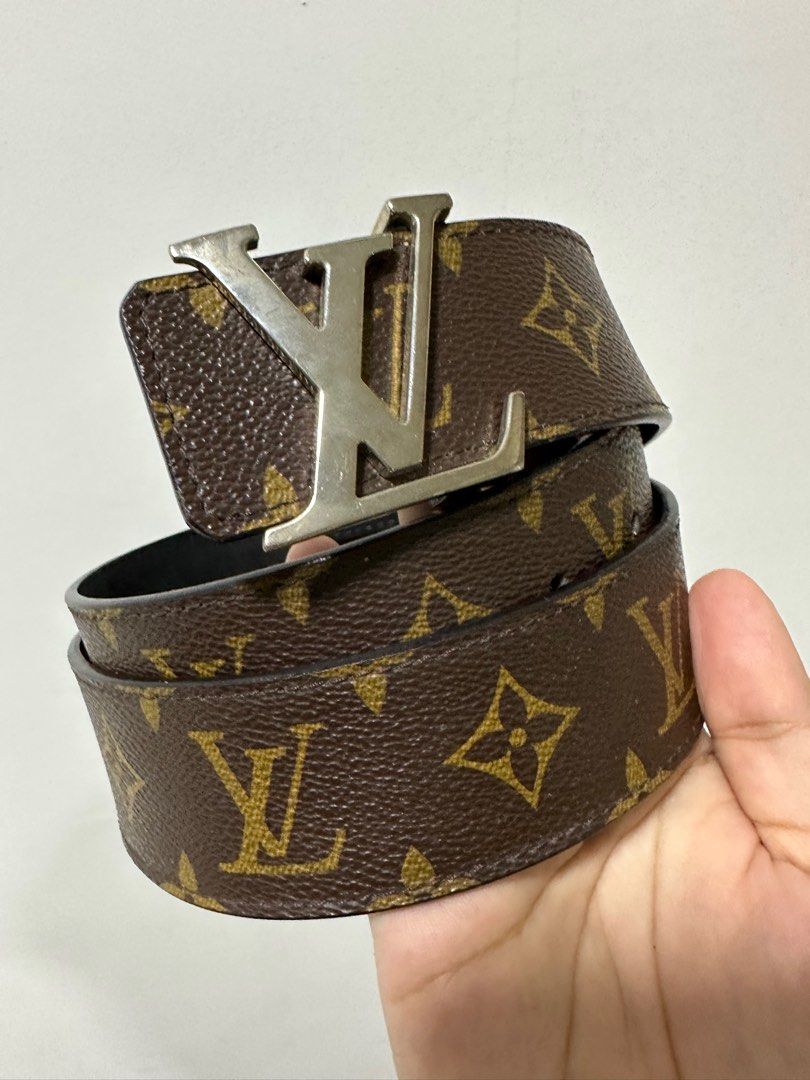 Belts Louis Vuitton Louis Vuitton Initiales 40mm Belt in Brown Leather