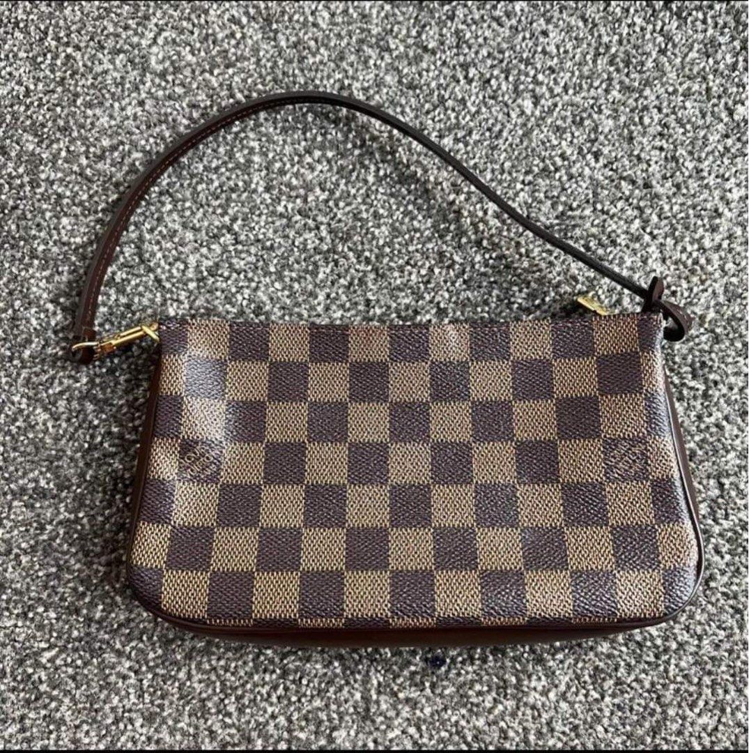 AUTHENTIC LV Navona Damier Ebene Pochette Accessories, Luxury, Bags &  Wallets on Carousell