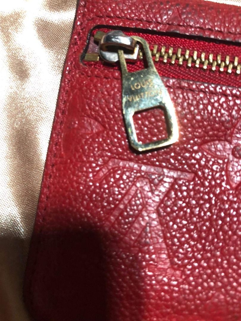 Louis Vuitton Red, Women's Fashion, Bags & Wallets, Wallets & Card ...
