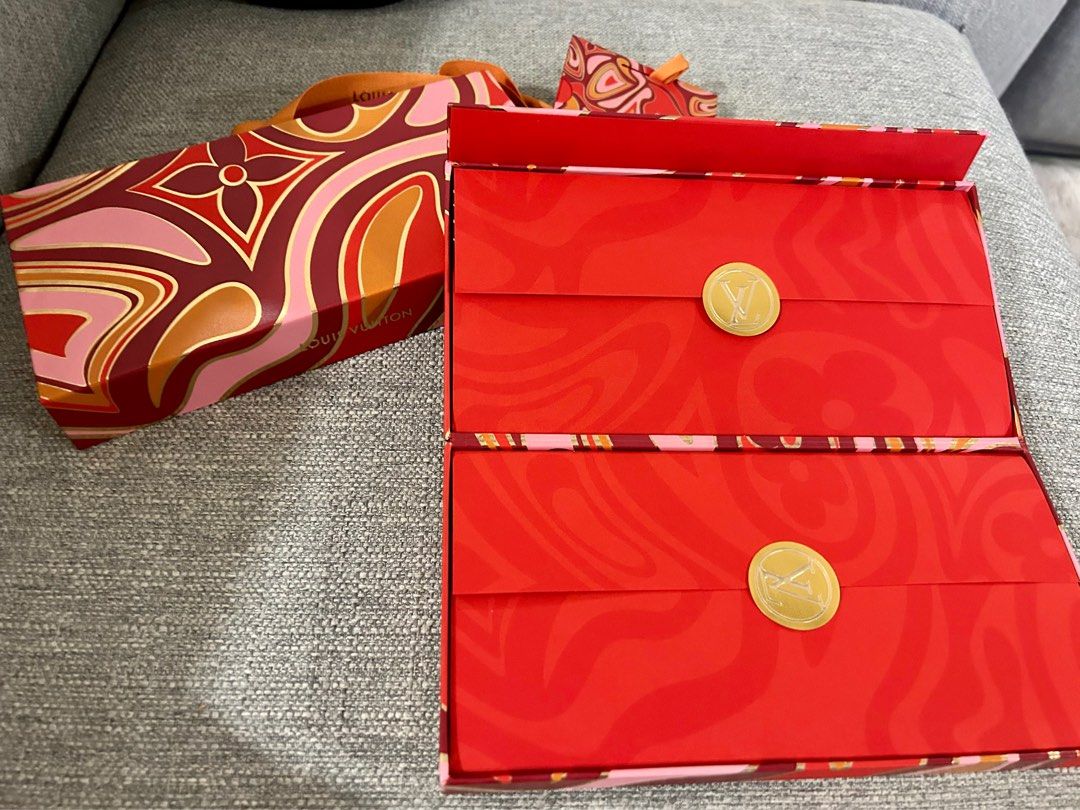 8 Brand New Louis Vuitton Year of Rabbit CNY 2023 Red Money Envelopes with  Box