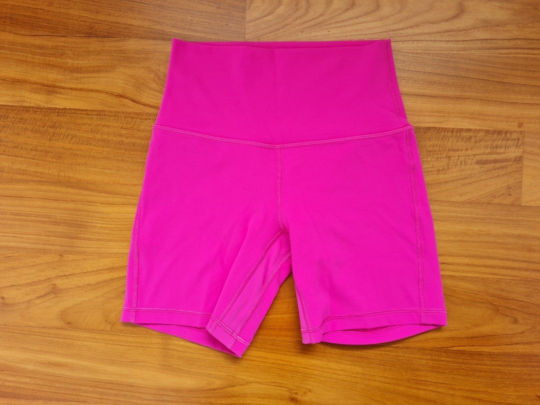 lululemon align shorts sonic pink 6”, Women's Fashion, Activewear on  Carousell