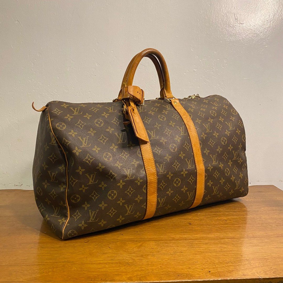 LOUIS VUITTON KEEPALL TRAVEL BAG , Luxury, Bags & Wallets on Carousell