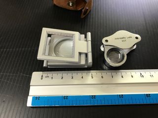 Magnifying Glass for Coin, Banknote or Precious Stone. (Made in Japan)