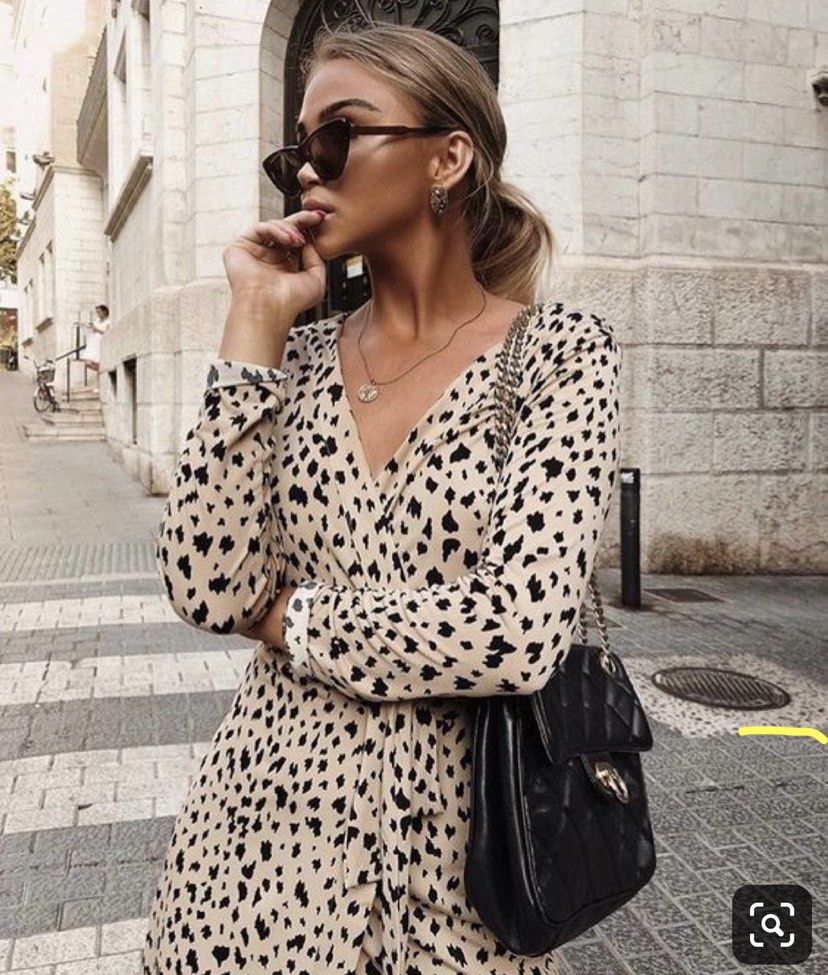 Mango leopard wrap dress new arrivals