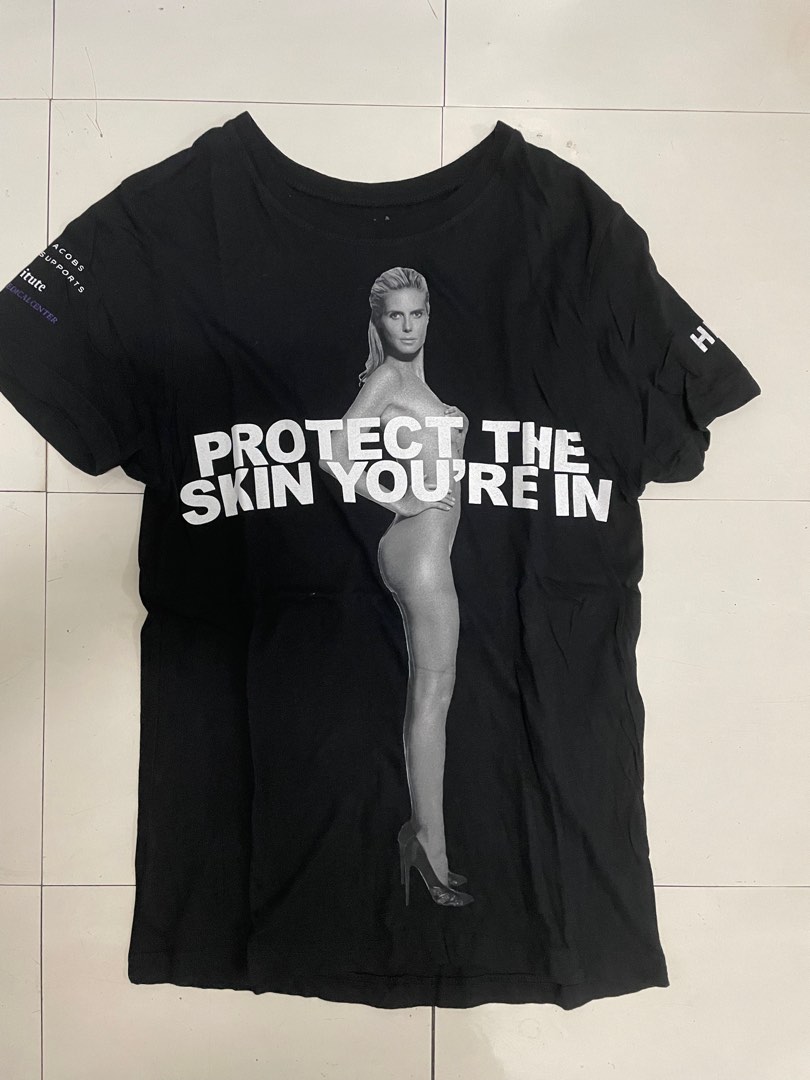 Marc Jacobs Heidi Klum Tshirt Men s Fashion Tops Sets Tshirts Polo Shirts on Carousell