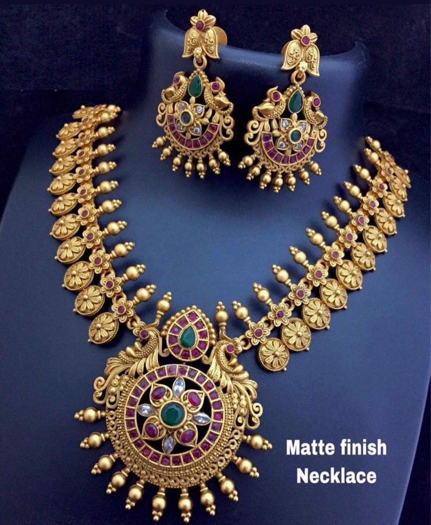 Matt Chakra Choker Set Women s Fashion Jewelry Organisers