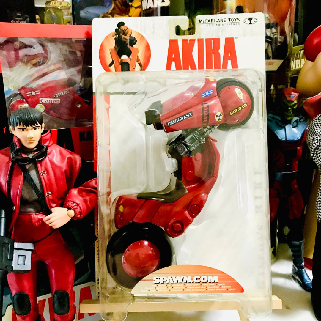 RARE !!! MCFARLANE TOYS JAPAN ANIME AKIRA 3D ANIMATION SERIES KANEDA'S BIKE  - SUPER RARE