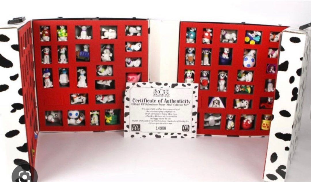 101 dalmatians hotsell mcdonalds complete set