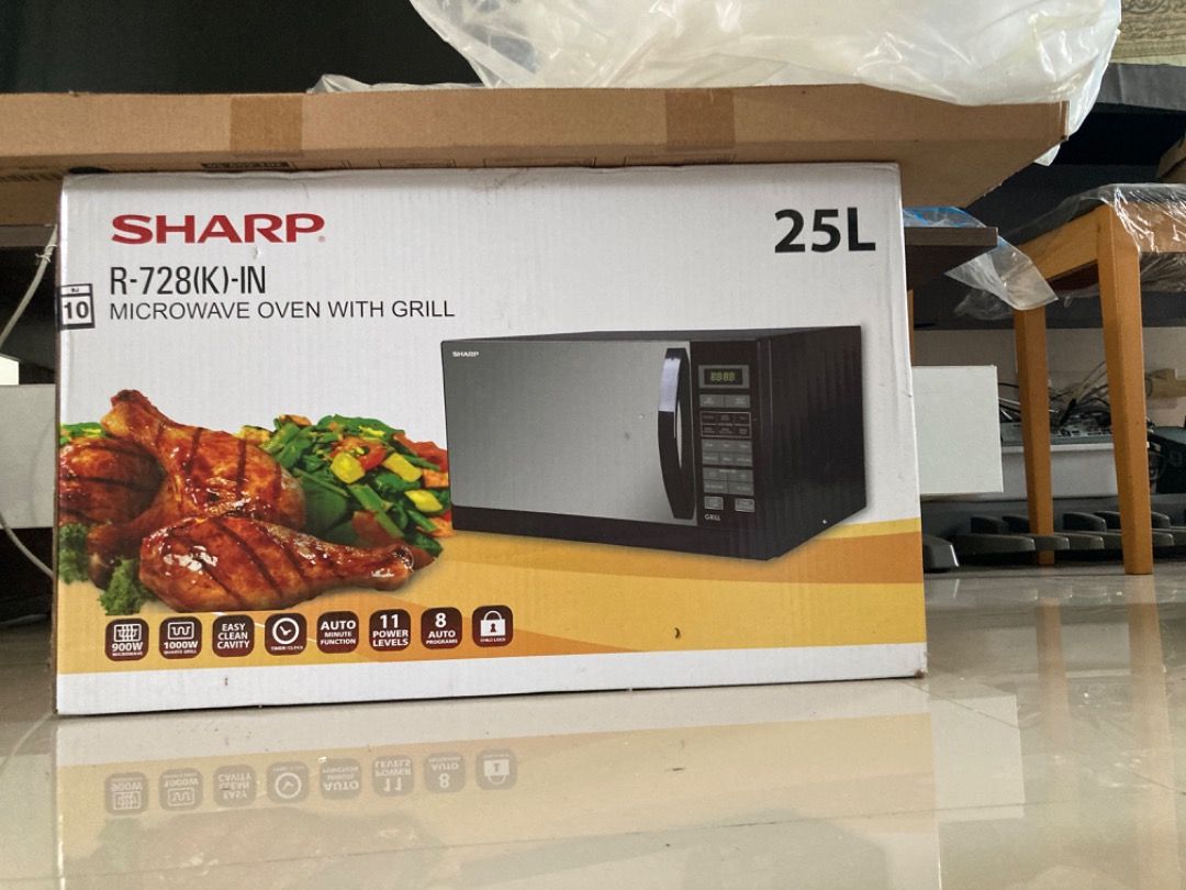 Microwave Oven SHARP R728(K)IN, Kitchen & Appliances on Carousell