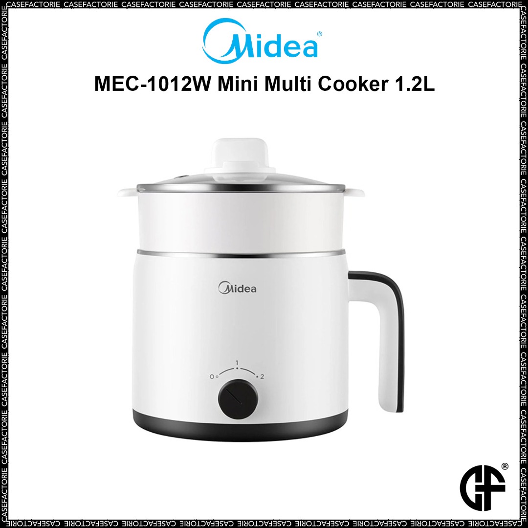 Midea MEC-1012W Mini Multi Cooker 1.2L, TV & Home Appliances, Kitchen ...