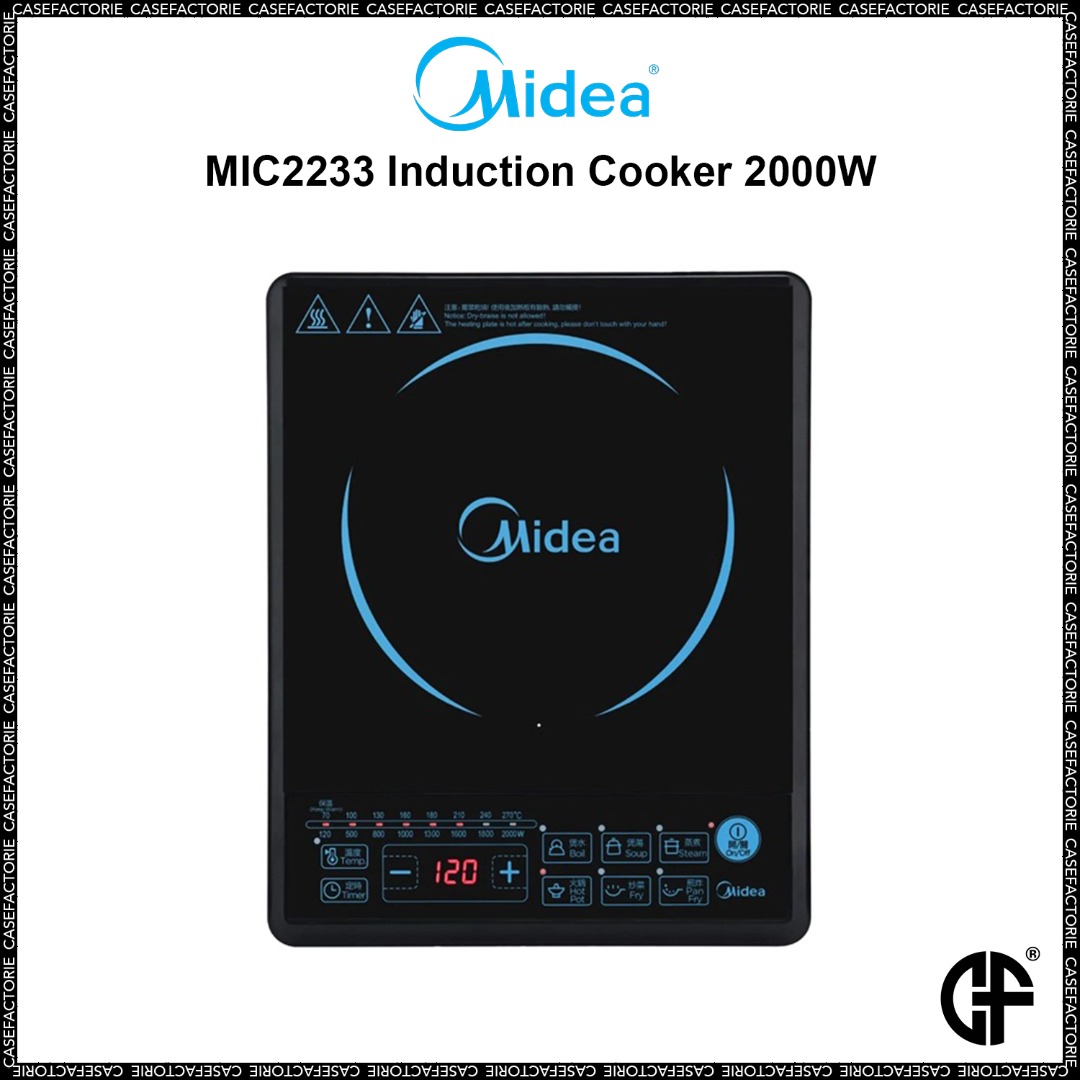 Midea MIC2233 Induction Cooker 2000W, TV & Home Appliances, Kitchen