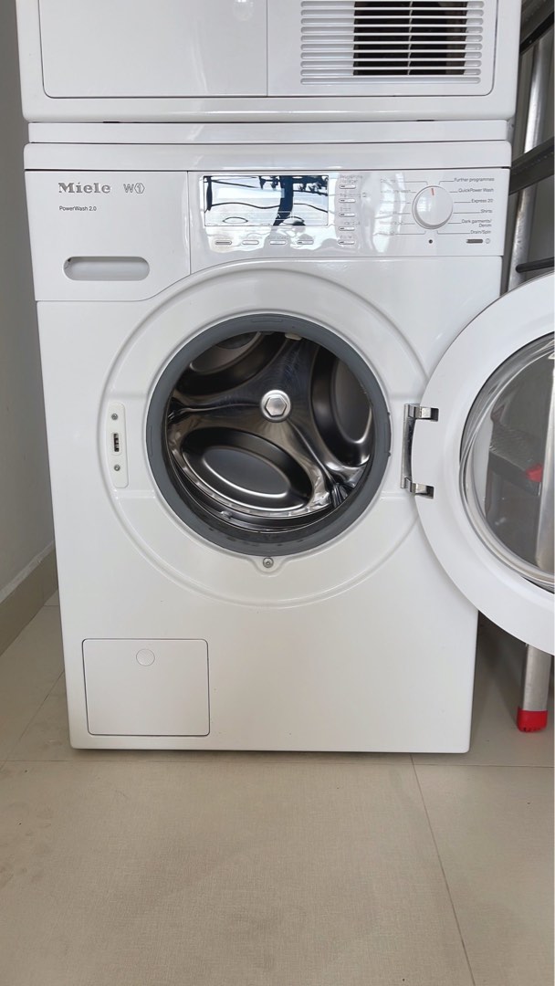 Miele stackable washer and dryer, TV & Home Appliances, Washing