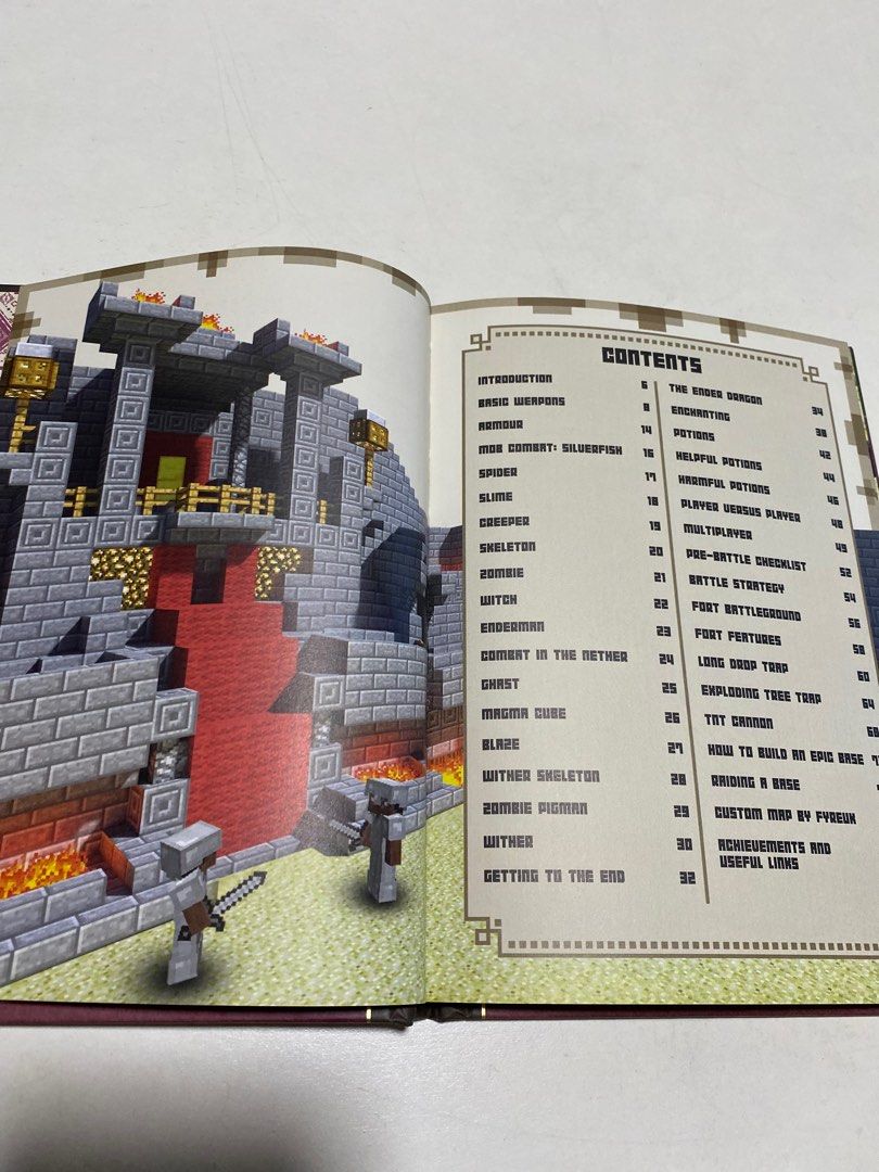 Minecraft Combat Handbook, Hobbies &amp; Toys, Books &amp; Magazines, Fiction ...