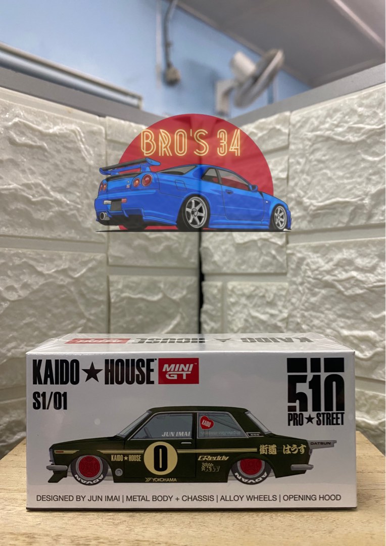 MINI GT - KAIDO HOUSE DATSUN 510 PRO STREET GREEN – Boss Company