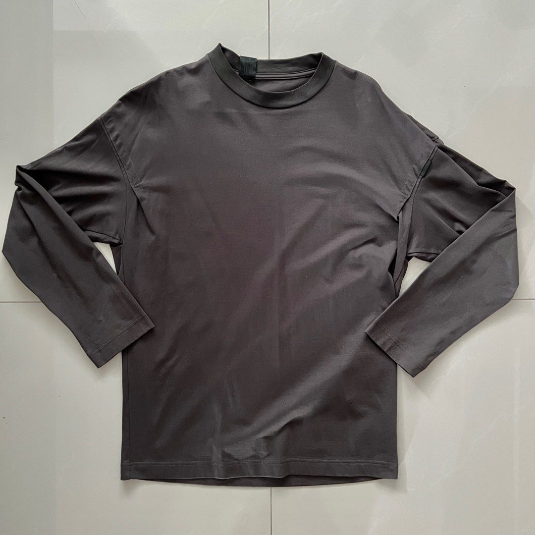 N. Hoolywood Compile Line Charcoal Longsleeve Tshirt