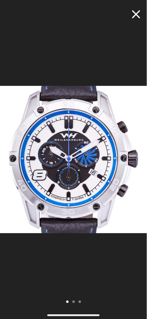 New Weil and Harburg Swiss Chronograph mens watch Luxury Watches