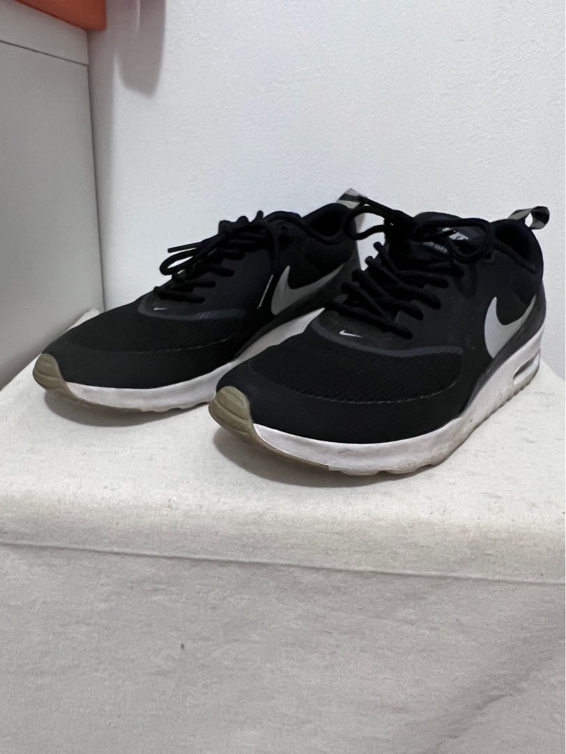 womens black nike thea trainers