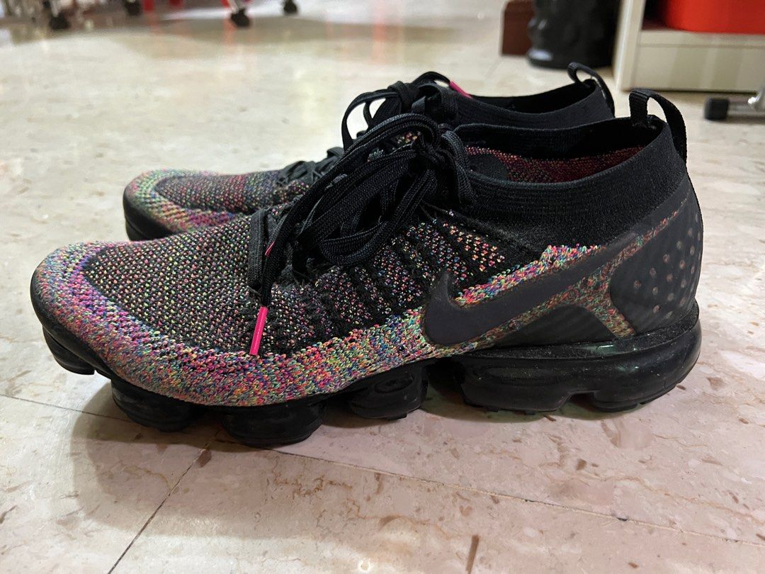 Nike air vapormax cheap flyknit 2 black multicolor