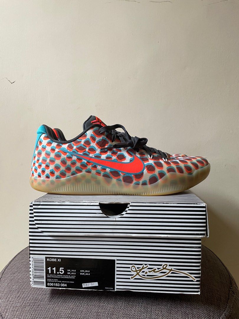 Nike Kobe 11 3D size 45,5, Fesyen Pria, Sepatu , Sneakers di Carousell