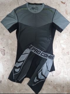 Nike Pro Compression Shirt, Men's Fashion, Activewear on Carousell