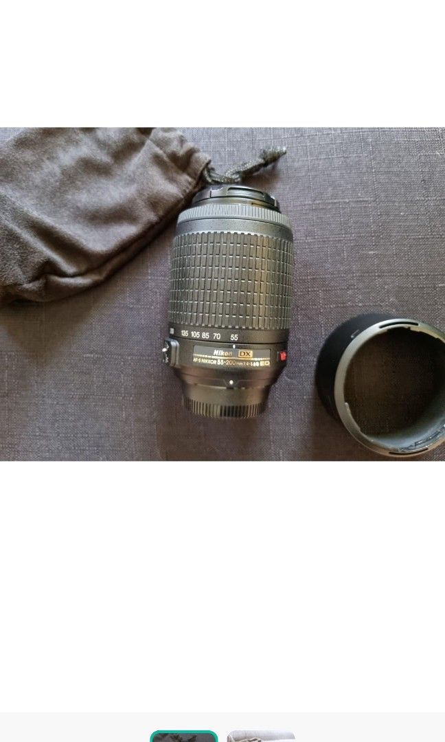 Nikon D3200 with 2 Lens and Accessories (Category: Cameras) located in Las Pinas. Submitted by Sheldoni (Listing ID 1209955621, Image 2). Description: Selling my Nikon D3200 with the following inclusions *Nikkor 18-55mm lens *Nikkor 55-200mm lens *Sunpak 52mm Circular Polarizer *Charger *Extra Battery *Bag Negotiable.
