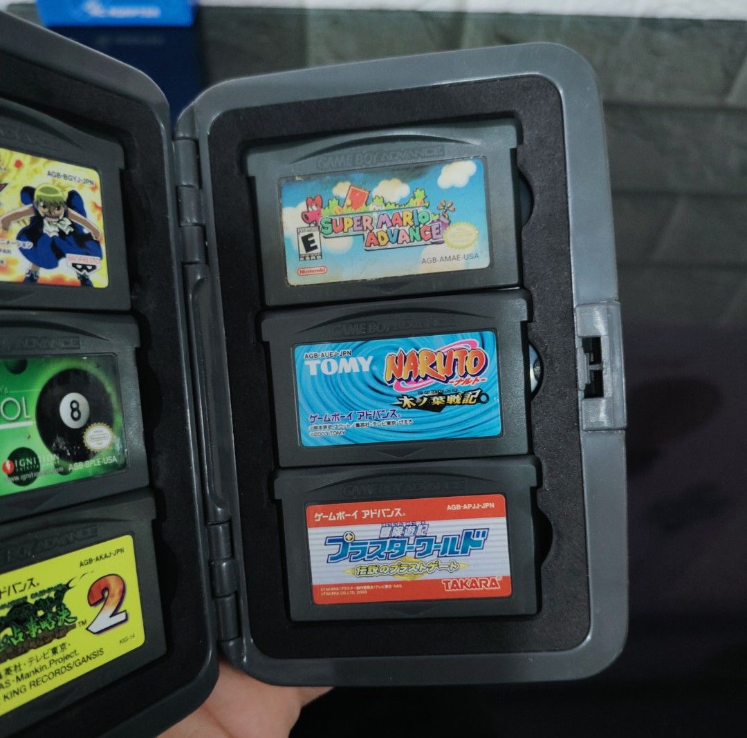 Nintendo Gameboy Advance SP + Free 6 Original Game Cartridges, Video