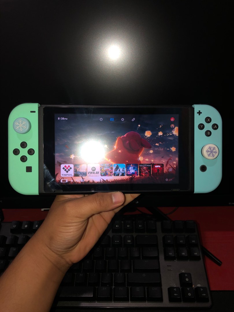 Nintendo switch v1 unpatched jailbreak 256gb, Video Gaming, Video Game Consoles, Nintendo on