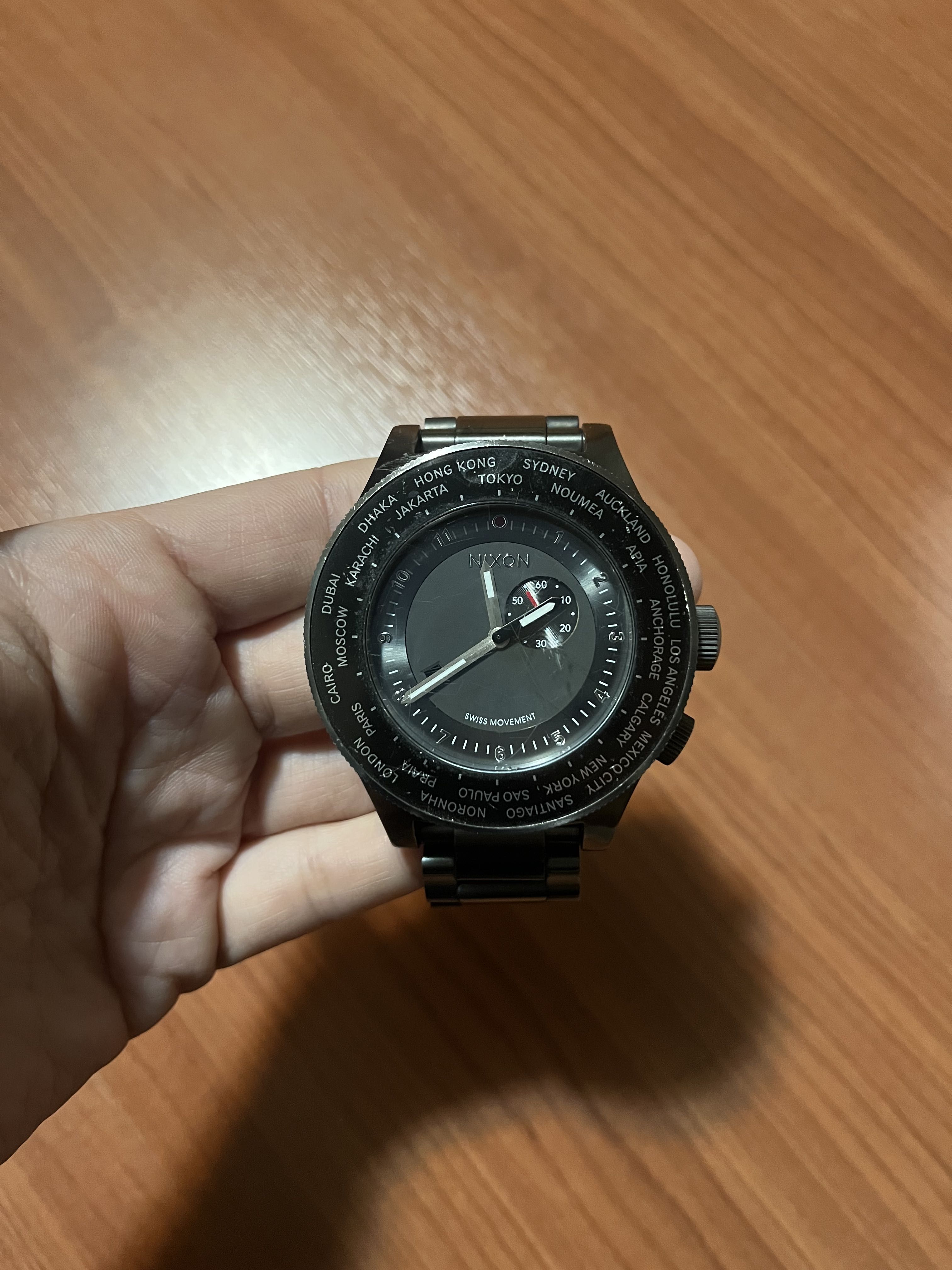 Nixon PASSPORT SS GUNMETAL A379 131
