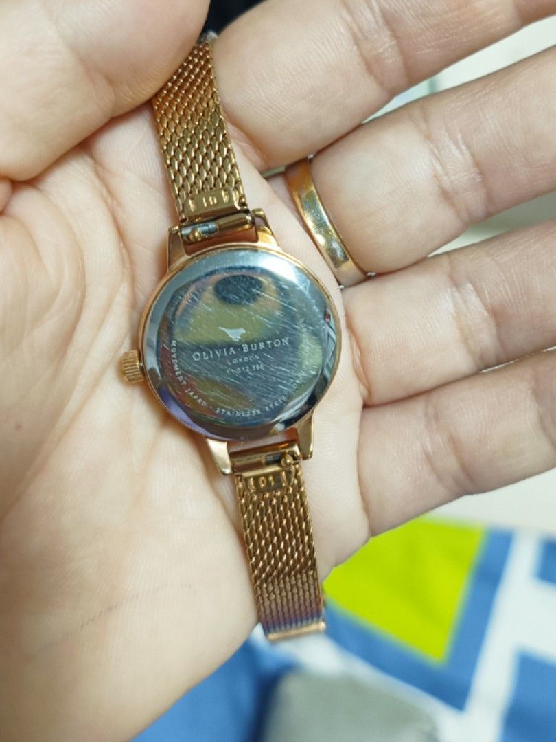 Fast deal Authentic OLIVIA BURTON Women watch Gold plated