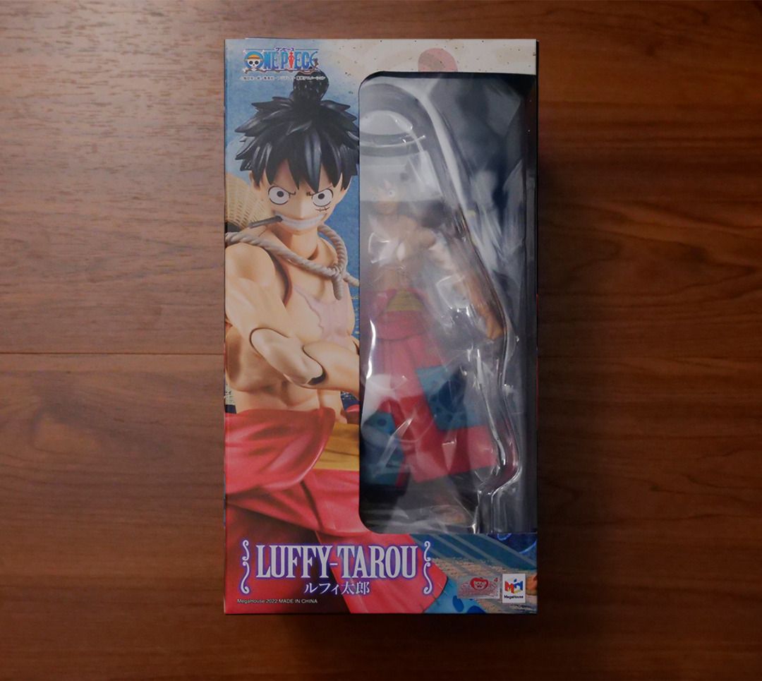  Megahouse One Piece: Luffy Taro Variable Action Hero PVC Figure  : Toys & Games
