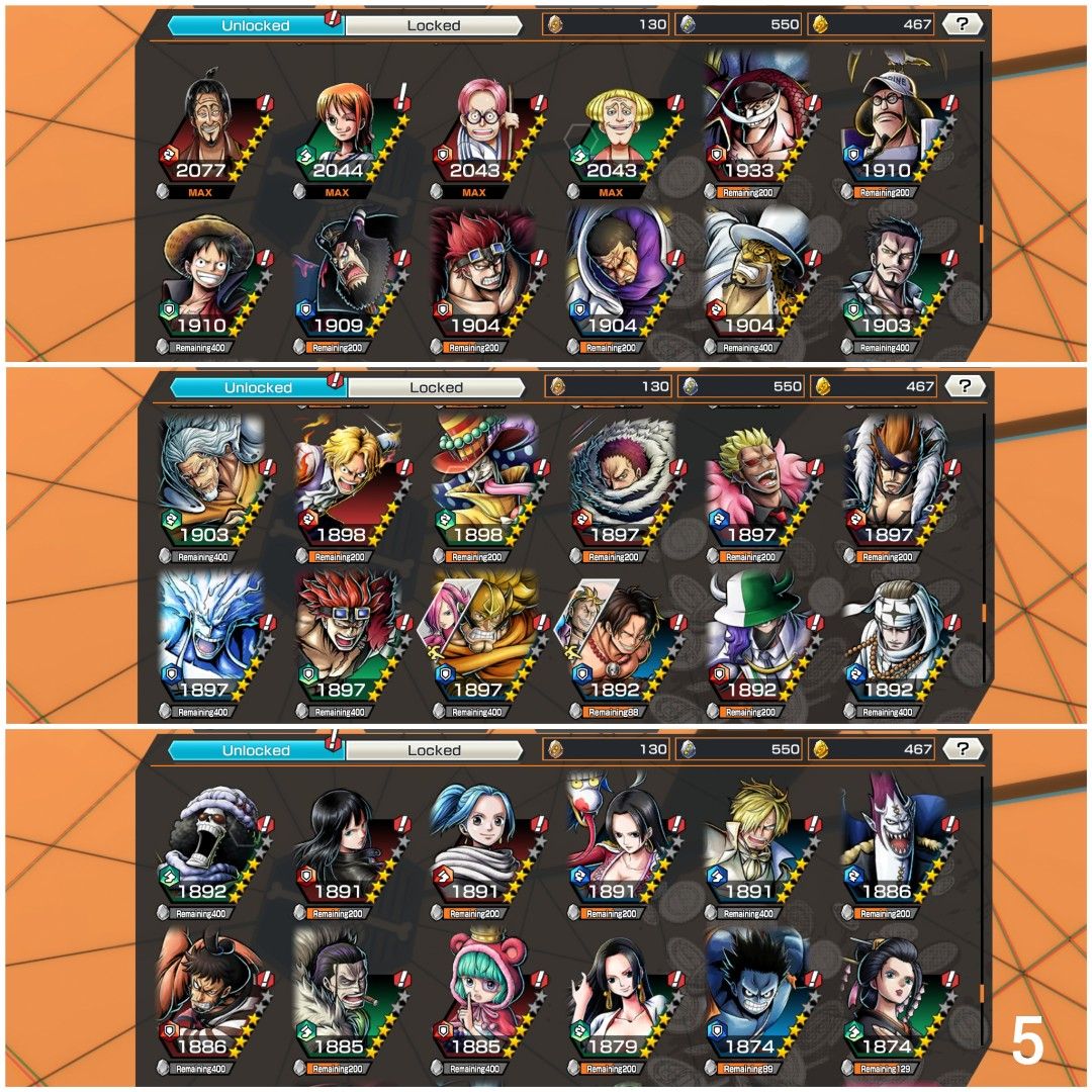 TIER LIST SEASON 89 UPDATED ONE PIECE BOUNTY RUSH / OPBR 