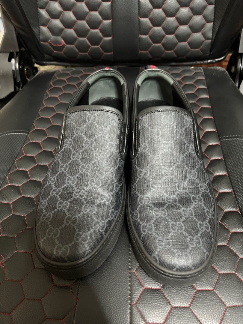 mens gucci slip ons