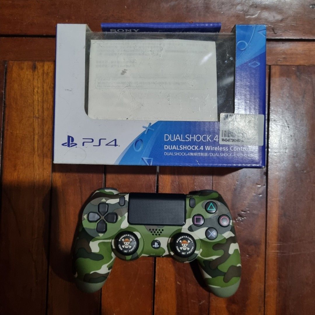 Original V2 Playstation 4 Controller DS4 Camo Green, Video Gaming, Gaming Accessories