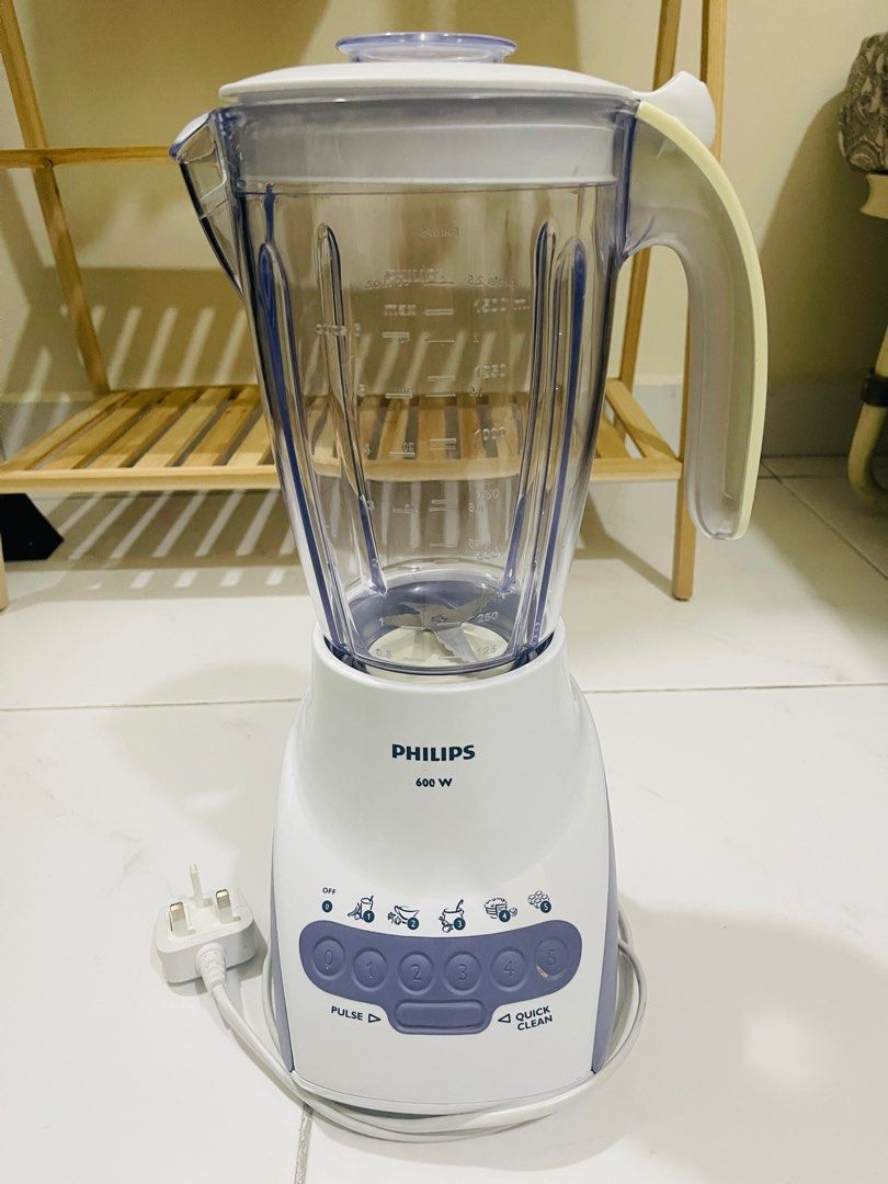 Philips Blender 600 Watt Lightly Used, TV & Home Appliances, Kitchen