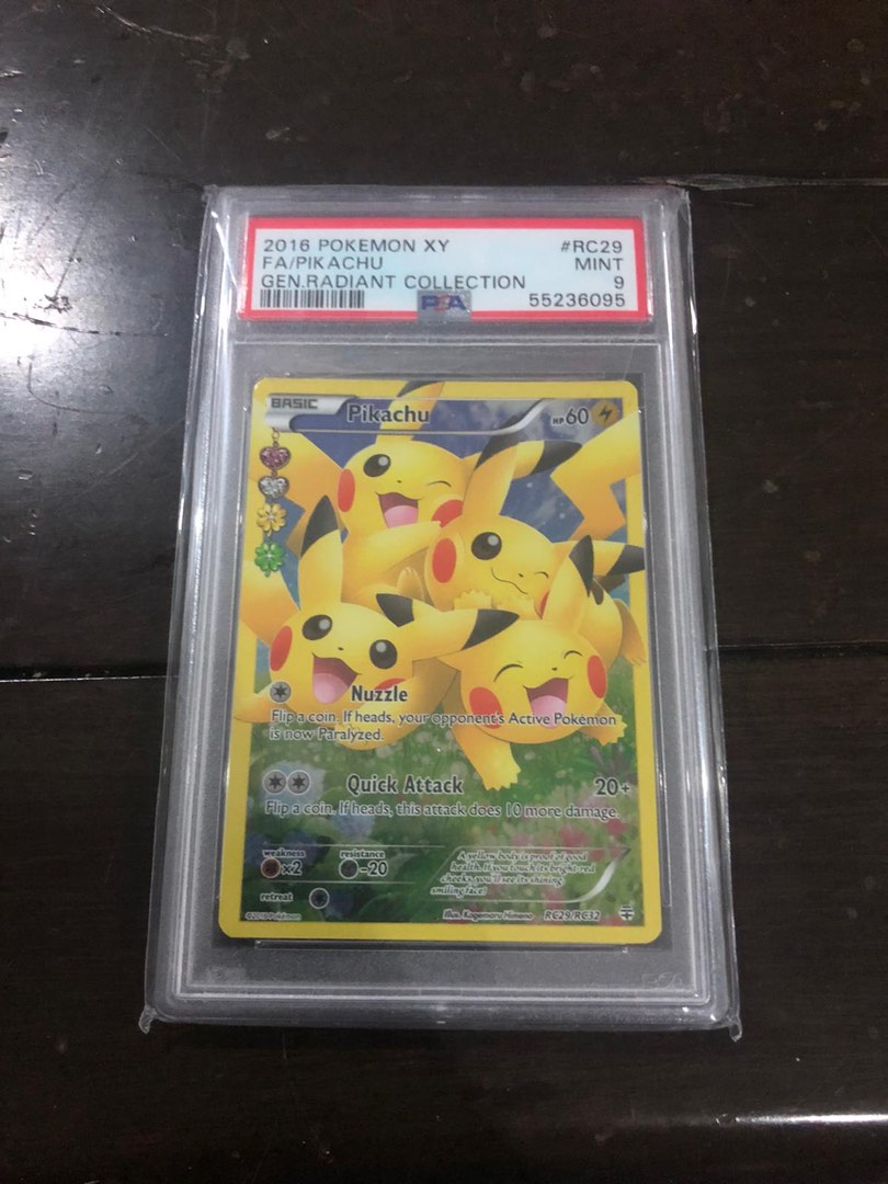 Pikachu full art psa 9, Hobbies & Toys, Toys & Games on Carousell