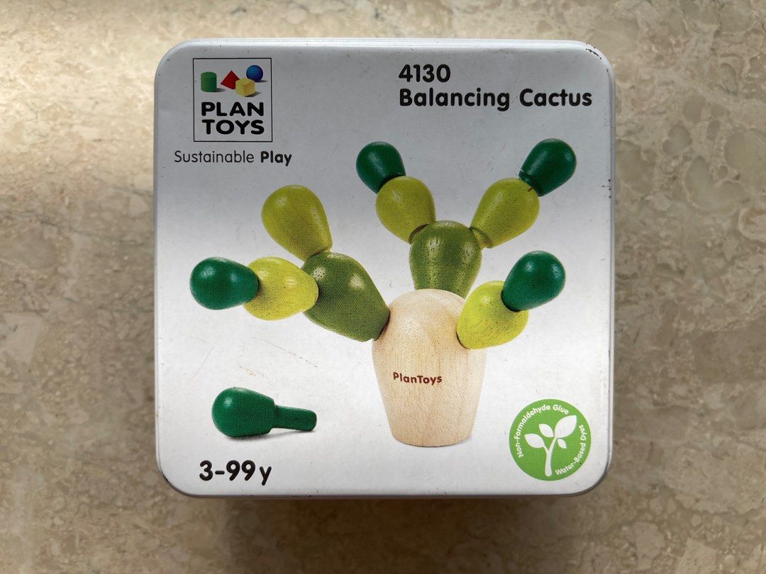Plan Toys Mini Balancing Cactus, Hobbies & Toys, Toys & Games on Carousell