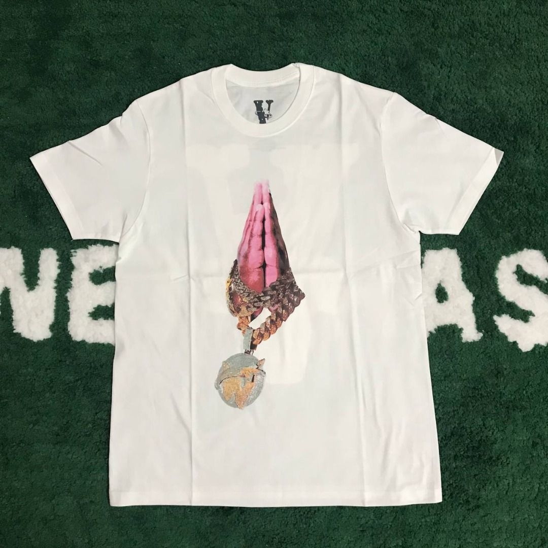 Pop Smoke x Vlone Chain Tee Men s Fashion Tops Sets Tshirts
